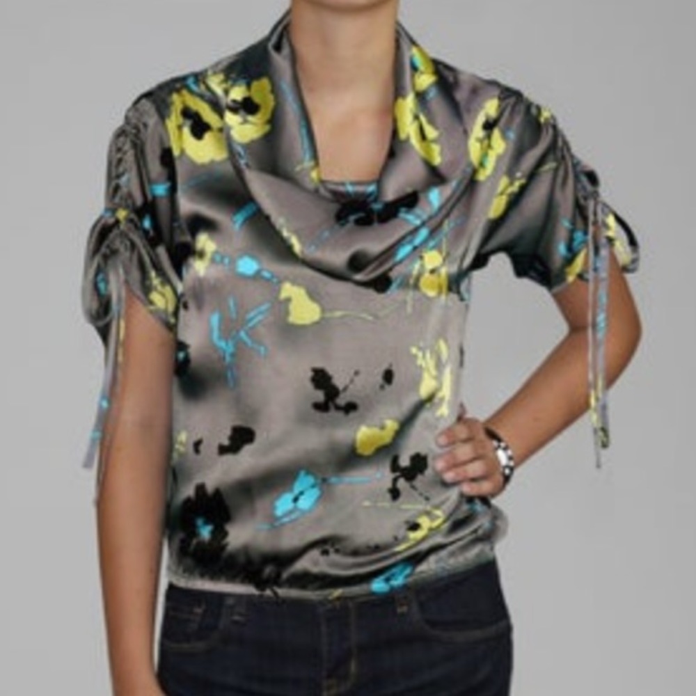 Bilingual Silk Blouse